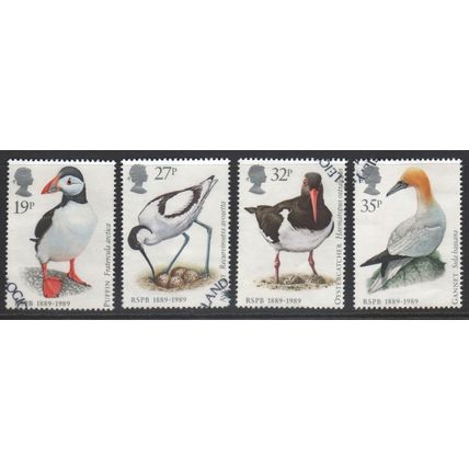 LOT#442 – GB QEII 1989 “CENTENARY OF RSPCA” STAMP SET FDI, FINE USED