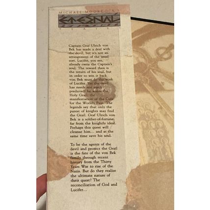 Von Bek by Michael Moorcock First Edition (Hardcover, 1995)