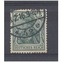 Germany.SG84a 5pf Green.Fine Used.nb11