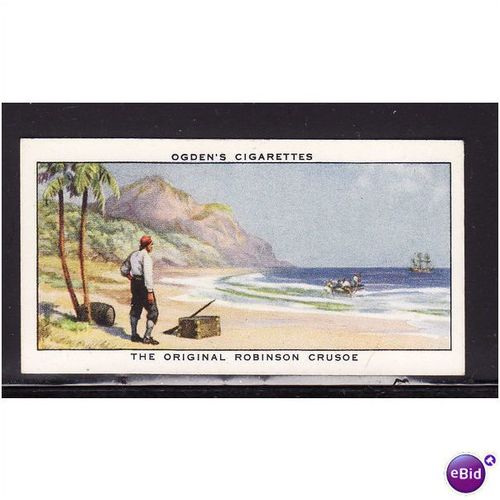 Ogden's Cards 1939 Sea Adventure No 9 The Original Robinson Crusoe Fine Mint