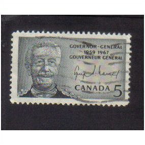 1967 canada governor general vanier 5c f/u sg616
