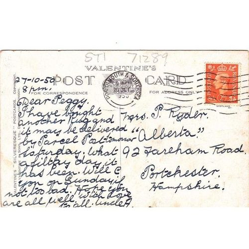 Loch Lomond And Ben Lomond Stirlingshire Postcard (STI71289)