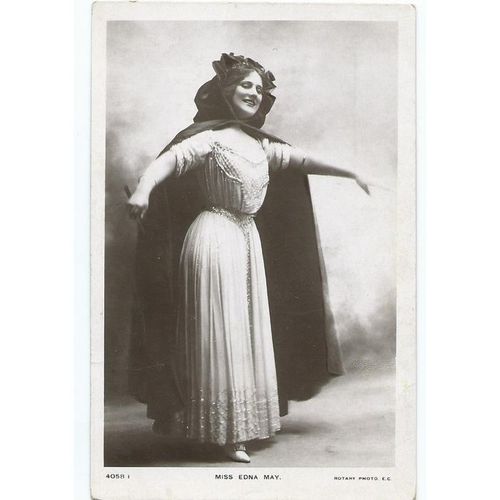 actress postcard miss sedna may rotary photo unused