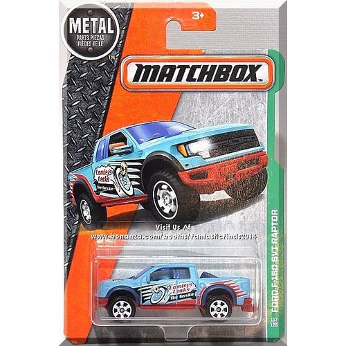Matchbox - Ford F-150 SVT Raptor: MBX Explorers #117/125 (2016) *Blue Edition*