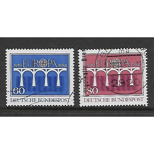 GERMANY 1984 EUROPA SG 2060 / 2061 SET 2 VALS FINE USED