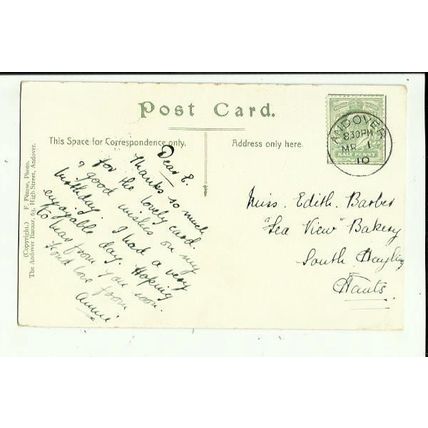 Hampshire ANDOVER River Anton Postcard by Pearse
