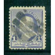 Used 219 1c Benjamin Franklin Just Clears M01954