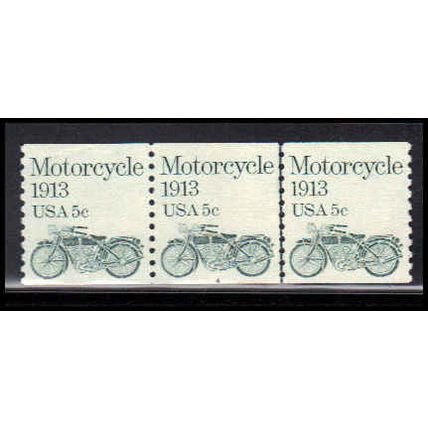 1899 5c Motorcycle Very Fine MNH Dry Gum PNC 4/3 PA2294