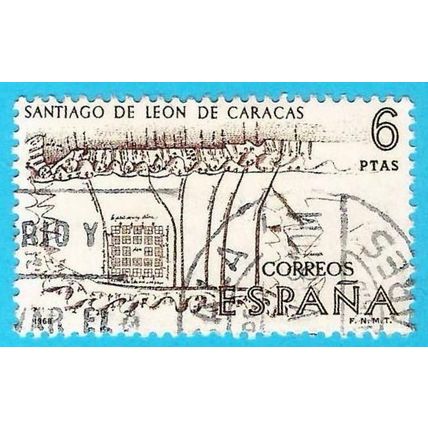 ESPAÑA. 1968. EDIFIL # 1893. FORJADORES DE AMERICA. SANTIAGO DE LEON DE CARACAS