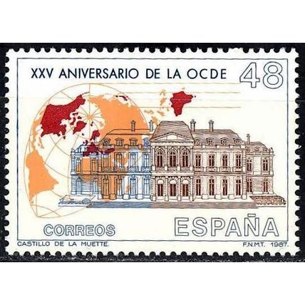 España. 1987. Mi # 2757. OCDE. Organization Economic Cooperation and Development