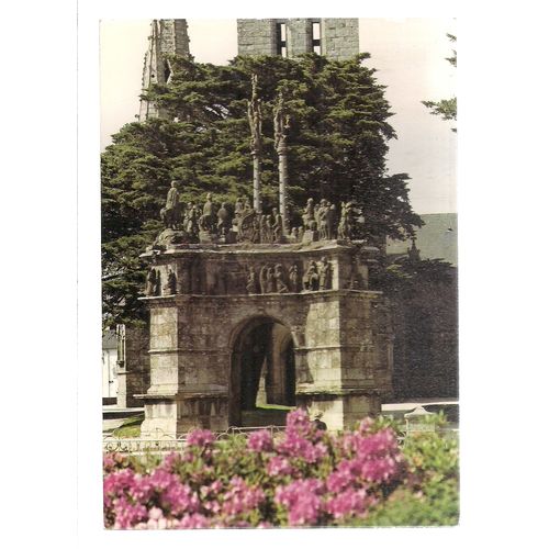 PLEYBEN, FINISTERRE, BRITTANY, FRANCE used postcard 1990 postmark #