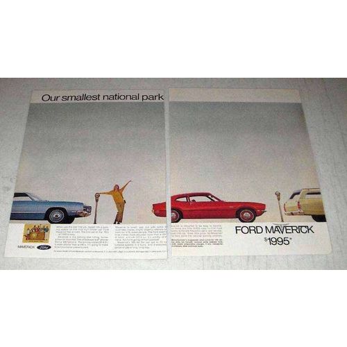 1969 Ford Maverick Ad - Our Smallest National Park
