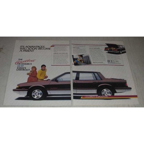 1987 Chevrolet Celebrity Eurosport Ad - Soon Become a Parent