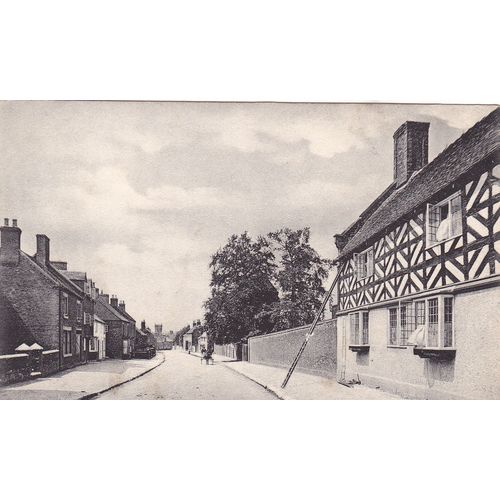 The High Street Abbot's Bromley Staffordshire Postcard (STS76026)