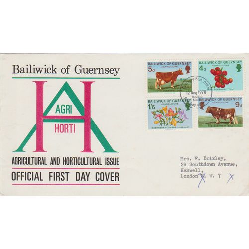 Guernsey 1970 Agriculture & Horticulture set FDC see others