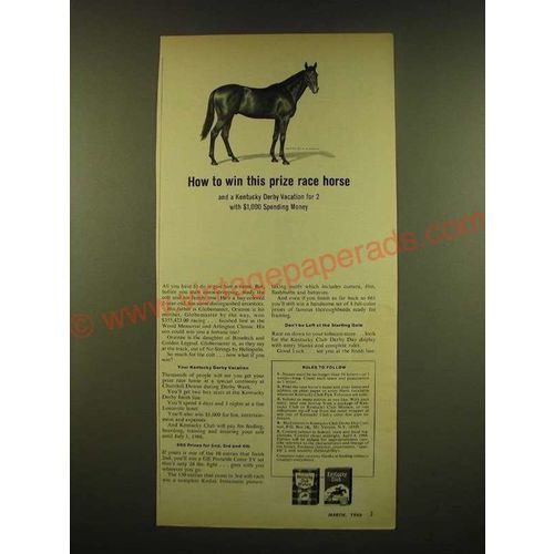 1966 Kentucky Club of America Ad - illustration by R.S. Reeves