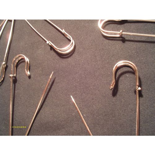 20 pieces 3" Extra Large Safety Pins Sewing Shop Hobbies Display Keys Fabric New