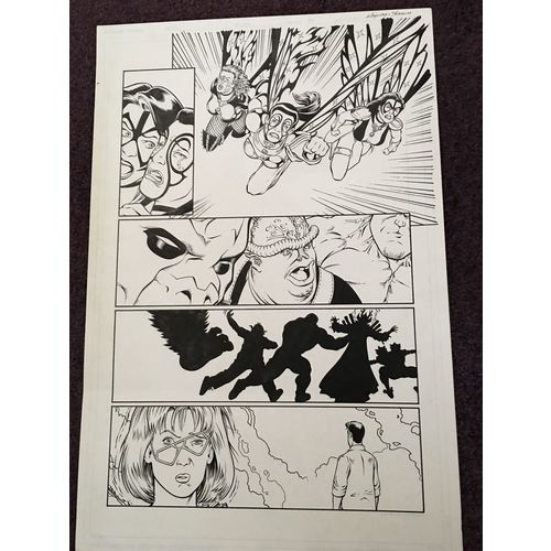 Trinity Angels #4 p20 (1997) Justice League Artist Maguire Angels in Flight