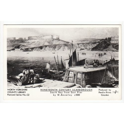 Nineteenth Century Scarborough 1970s Pamlin Prints Postcard C2