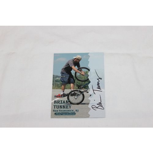 Brian Tunney 2000 Fleer Adrenaline AUTOGRAPH Extreme Sports