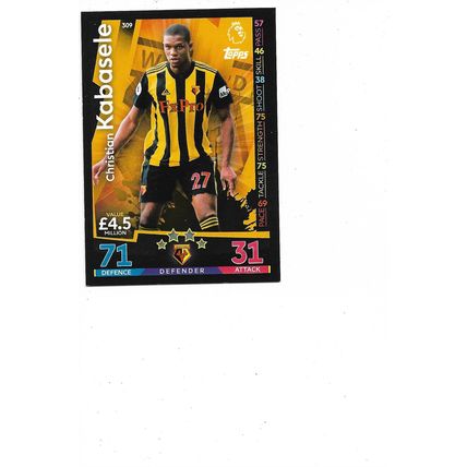 Match Attax 2018/19 309 Christian Kabasele Watford