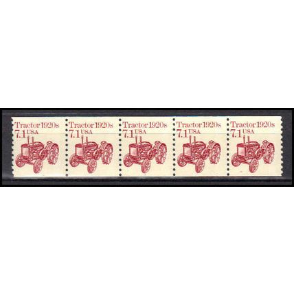 2127 7.1c Tractor Fine MNH Dry Gum PNC 1/5 X0702