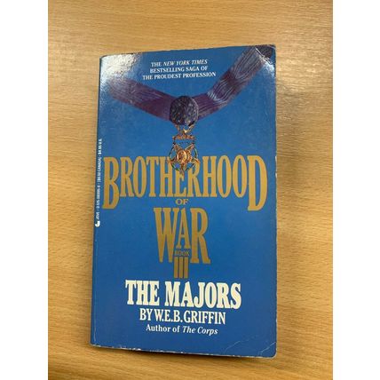 1983 W.E.B GRIFFIN "THE MAJORS" BROTHERHOOD OF WAR BOOK III USA PB BOOK (P3)