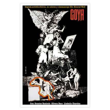 Movie Poster.GOYA.Painter.Russia film.Soviet Art.Home & office room decoration
