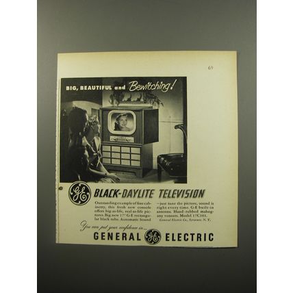1950 General Electric Model 17C101 Television Advertisement