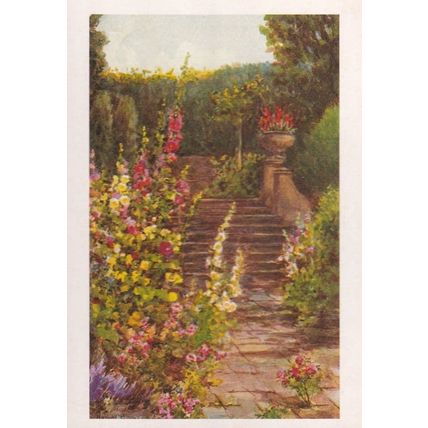 Easton Lodge Italian Garden Great Dunmow Postcard