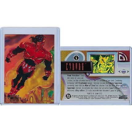 Cyborg - Painted by Hank Henshaw - DC Comics Trading Card