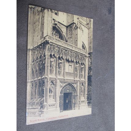 1915 Charlton Postcard - Canterbury Cathedral South Porch - Kent