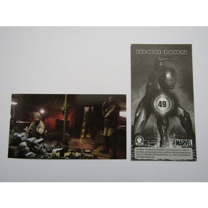 Marvel - Iron Man The Movie 2008 - Preziosi Sticker Drop-down Choice (e18)