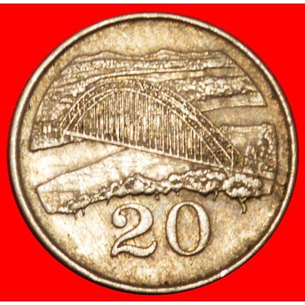 GREAT BRITAIN (1980-1997): ZIMBABWE★ 20 CENTS 1996 UNCOMMON★LOW START★NO RESERVE