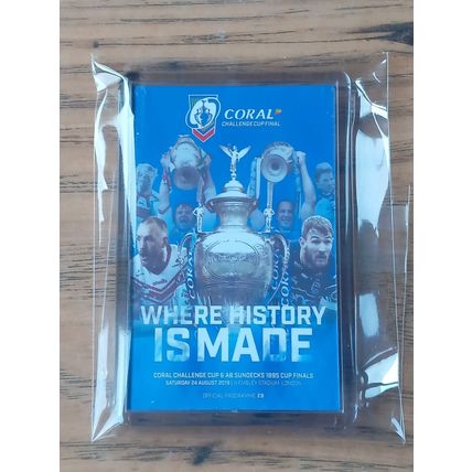 2010-2019 Rugby League Challenge Cup Final Programme fridge magnet collection