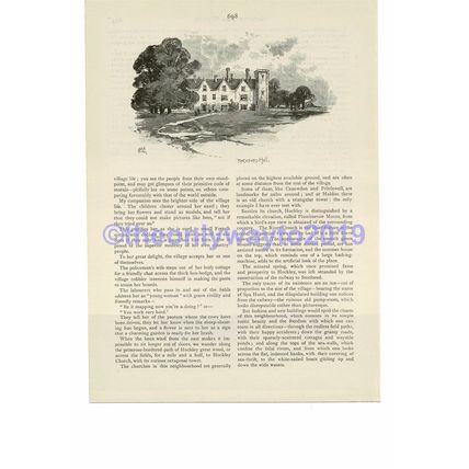 Rochford Hall, Essex, Book Illustration (Print), c1893