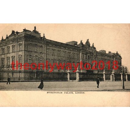 Buckingham Palace, London, Early Undivided Back Postcard