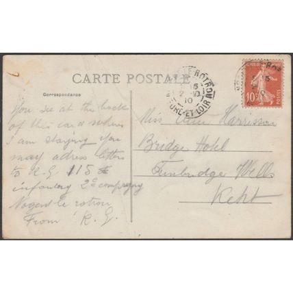 Caserne Sully, Nogent-le-Rotrou, 1910 - Jules Renoult CPA