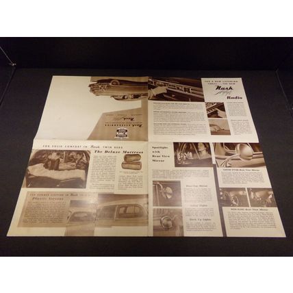 Nash Airflyte Sales Brochure Ambassador Statesman Rambler 1951