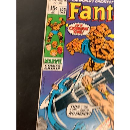 FANTASTIC FOUR #103 (1970) 2ND APP. AGATHA HARKNESS - SEE PICS FOR CONDITION VG