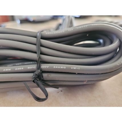 5 Small Bundles Shielded Communication Cable 4 Conductor 24 AGW Braided Shield