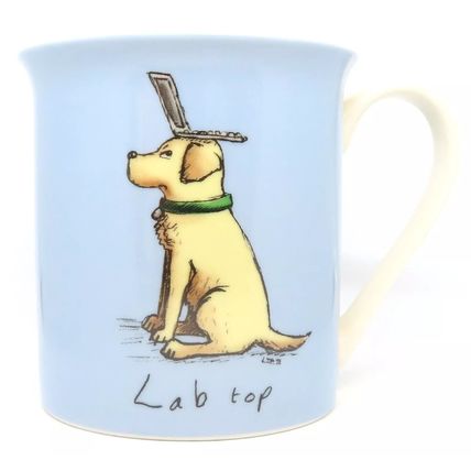 Lab Top Mug Fine China Ceramic 8.5 CM Fun Christmas Gift Tableware Home Decor