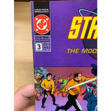 DC COMICS STAR TREK THE MODALA IMPERATIVE #3 AUG 1991 (NM) COMIC (LL)