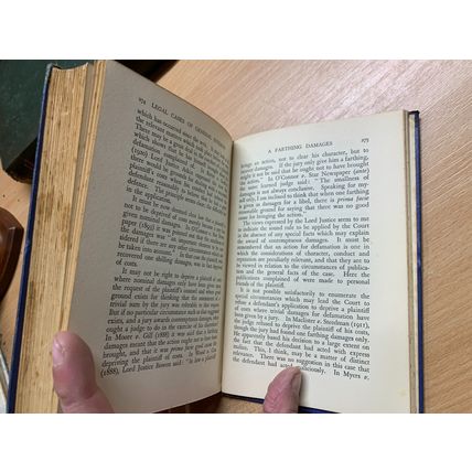 1932 "JUDICIAL WISDOM OF MR JUSTICE McCARDIE" 1ST EDITION HARDBACK BOOK (P3)