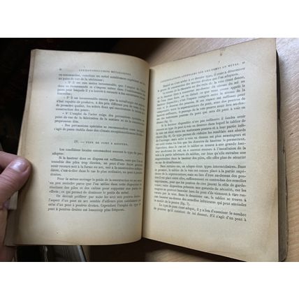 RARE* 1894 "LES CONSTRUCTIONS METALLIQUES" FRENCH ILLUSTRATED ANTIQUE BOOK (P6)