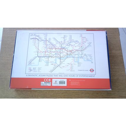 LONDON UNDERGROUND MAP Jigsaw Puzzle (1000 Piece) Robert Frederick (2015)