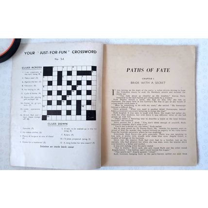 Paths Of Fate (Secrets Story Library No. 54 - DC Thomson pocket novel 1970)