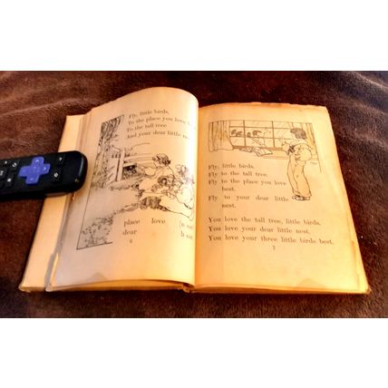 Old Vintage Basic Reader AFirst Reader By Spaulding & Bryce 1906