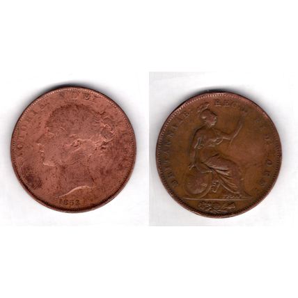 Great Britain. Victoria. Penny 1853. dy21908