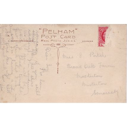 EC758 BLANDFORD - BRYANSTON SCHOOL. PRINTED POSTCARD